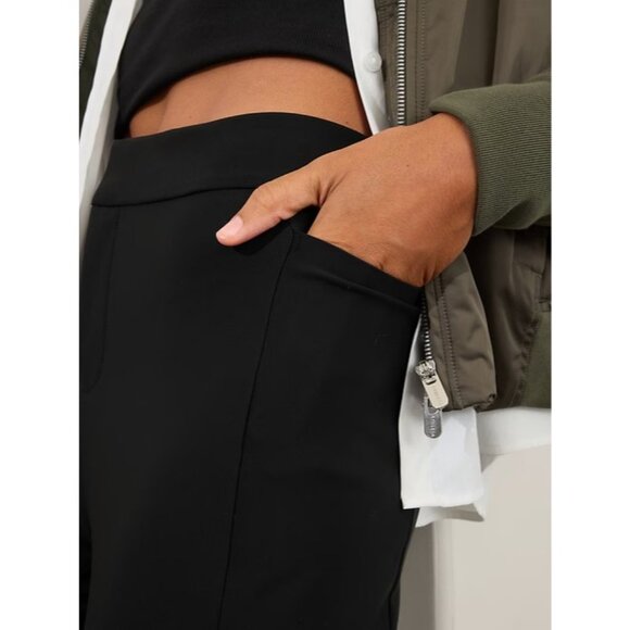 Athleta Size 6 Stellar Mid Rise Slim Pant Black - Picture 4 of 7